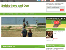 Tablet Screenshot of bubbyjoysandoys.com